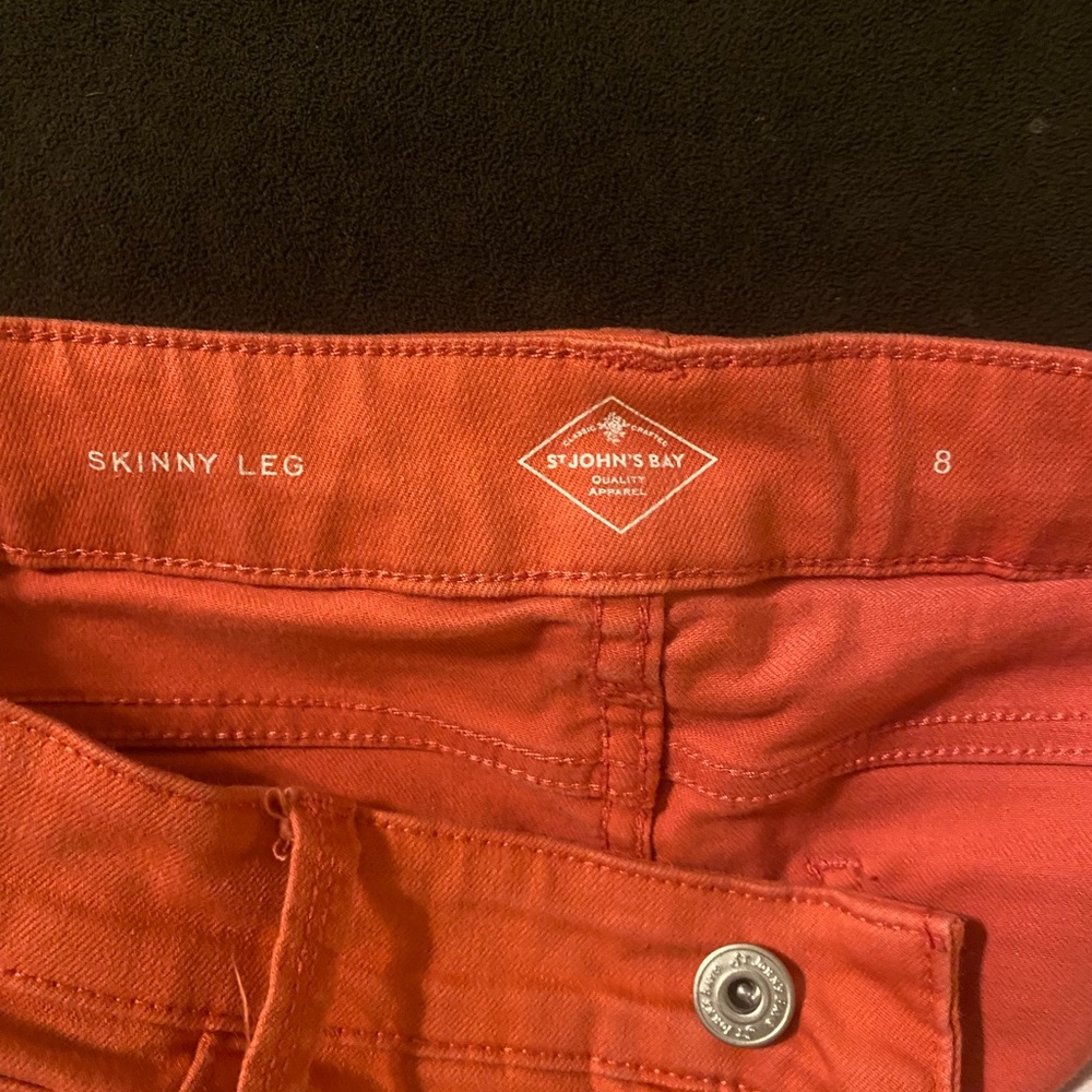 Coral colored jeans never worn